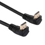 30 cm 4K*2K HDMI 2.0 Version High Speed 270 Grad rechtwinkliger HDMI-Stecker auf 270 Grad rechtwinkliger HDMI-Stecker mit Ethernet, 270 Degree HDMI to 270 Degree HDMI – Bild 2