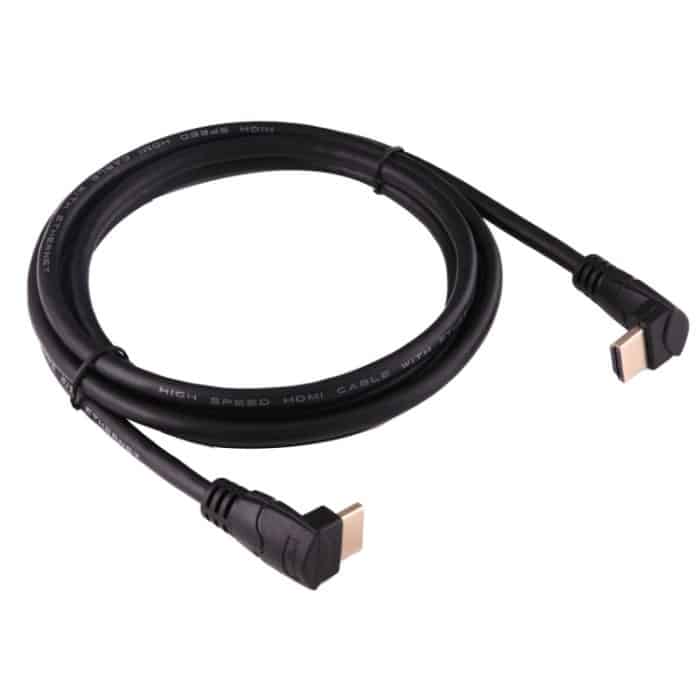 1,8 m 4K * 2K HDMI 2.0-Version Hochgeschwindigkeits-90-Grad-HDMI-Stecker mit rechtwinkligem 90-Grad-HDMI-Stecker mit Ethernet – Bild 1