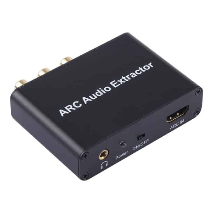 PC1357.jpg 192KHz ARC Audio Extractor HDMI ARC zu SPDIF + Koaxial + L / R Konverter Audio Rückkanaladapter – Bild 1