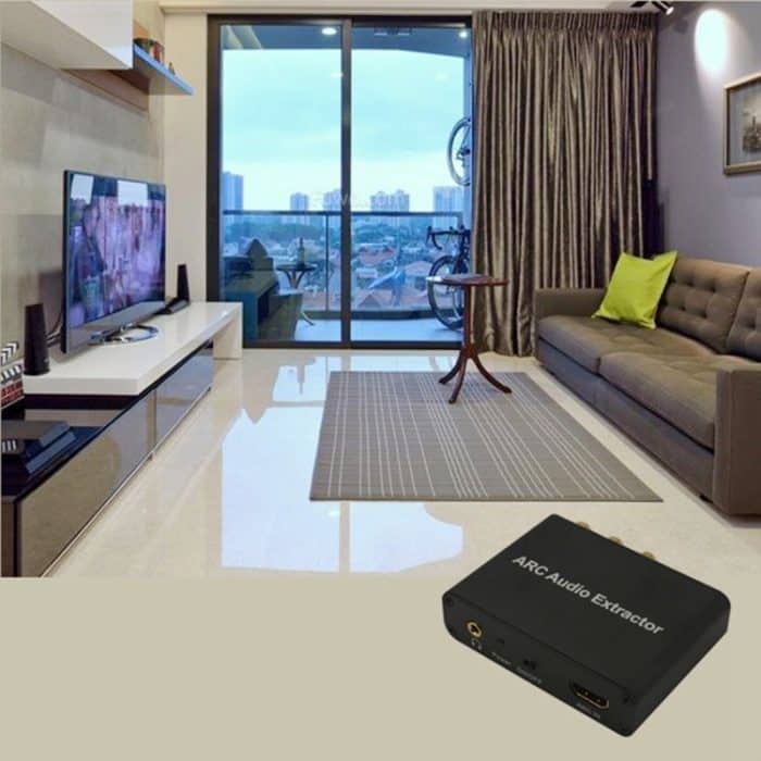 192KHz ARC Audio Extractor HDMI ARC zu SPDIF + Koaxial + L / R Konverter Audio Rückkanaladapter – Bild 9