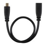 30 cm 1080P Micro HDMI Buchse zu Stecker Vergoldetes Anschlussadapterkabel – Bild 3