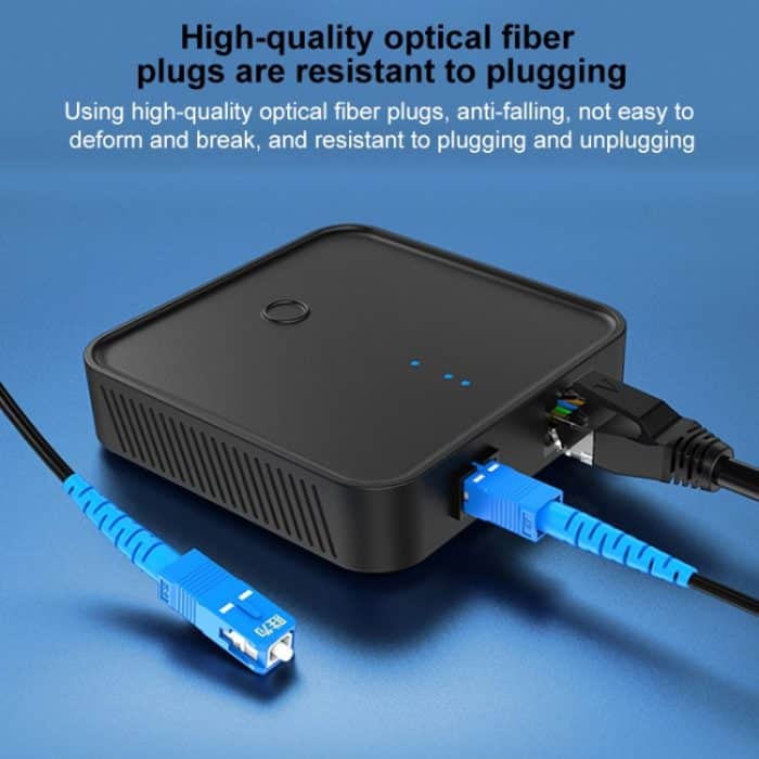 Dreifachstahldraht langer Bereich im Freien Glasfaser-Drop-Kabel-Patch-Jumper mit SC-Stecker, Kabellänge: 300m – Bild 4