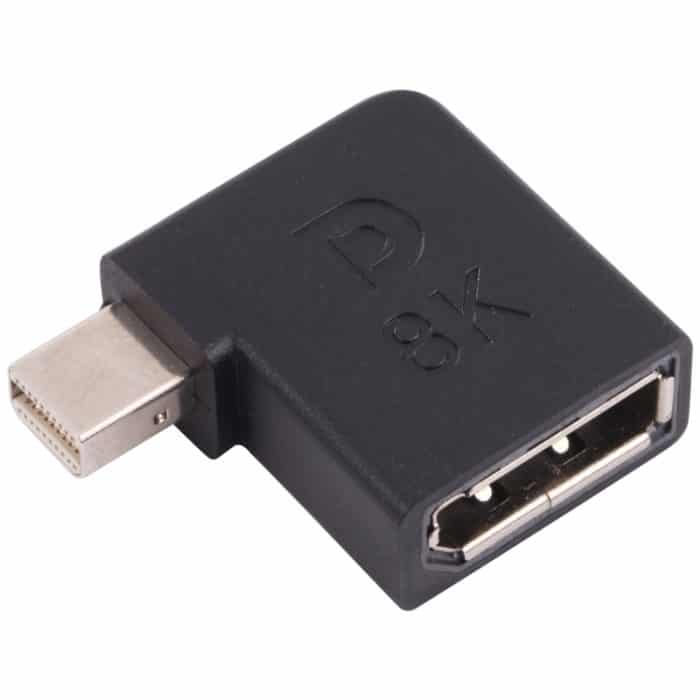 PC1631.jpg 8k Mini DisplayPort männlich zum Displayport-weiblichen Ellenbogenadapter – Bild 1