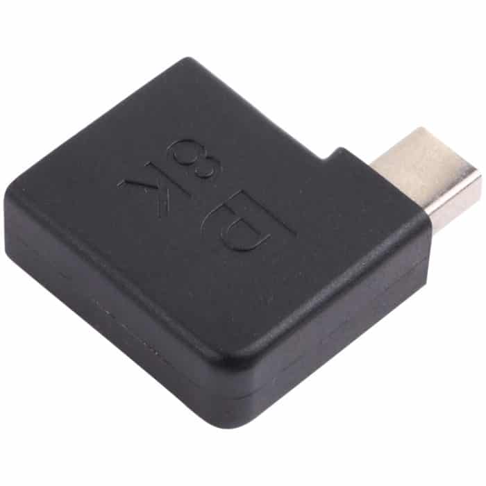 8k Mini DisplayPort männlich zum Displayport-weiblichen Ellenbogenadapter – Bild 4