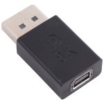 8k DisplayPort männlich an Mini DisplayPort-weiblicher gerade Adapter