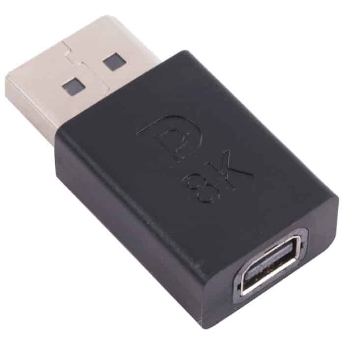 PC1646.jpg 8k DisplayPort männlich an Mini DisplayPort-weiblicher gerade Adapter – Bild 1