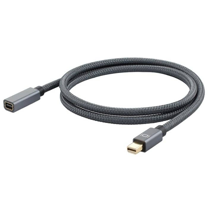 PC16612.jpg Od6.5mm Mini DP männlich an weibliches DisplayPort-Kabel – Bild 1