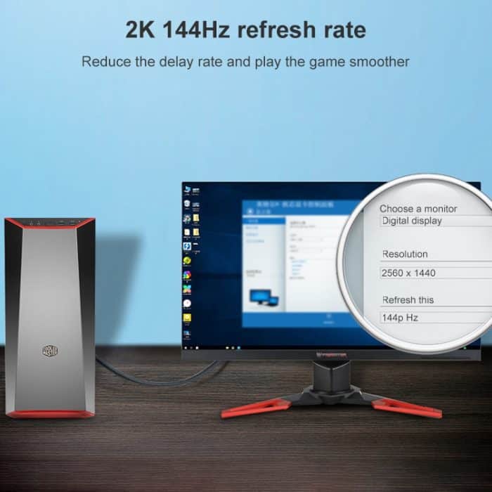 Od6.5mm dp männlich zu männlichen DisplayPorteil, Länge: 2m – Bild 7