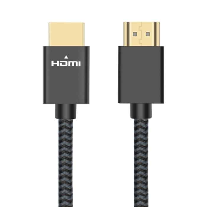 ULT-unite vergoldetes HDMI 2.0-Stecker-auf-Stecker-Nylon-Geflechtkabel, Kabellänge: 2 m, 2m – Bild 5