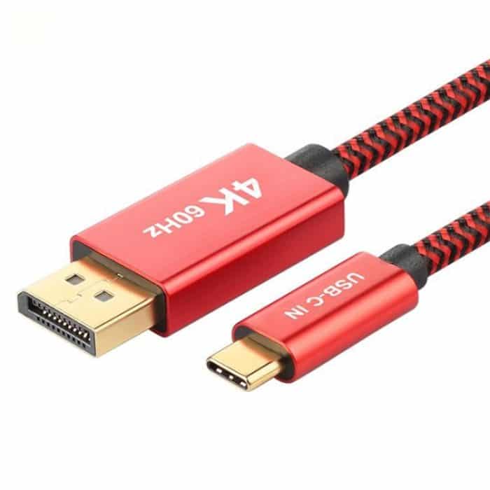 PC1694.jpg 4k 60Hz USB-C / Typ-C-Stecker an DisplayPort-männliches HD-Adapterkabel – Bild 1