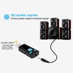 BC07 Mini-USB-Bluetooth-Empfänger mit gebürsteter Textur, MP3-Player, SD / TF-Kartenleser mit Mikrofon und Audiokabel, Freisprech- und AUX-Ausgang, 32 GB Micro-SD / TF-Karte und zweiseitigem USB-Anschluss – Bild 9