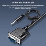 HDCO-VGAM2 1080P-VGA-Stecker auf HDMI-Innenrichter mit 3,5-mm-Audiokabel – Bild 4