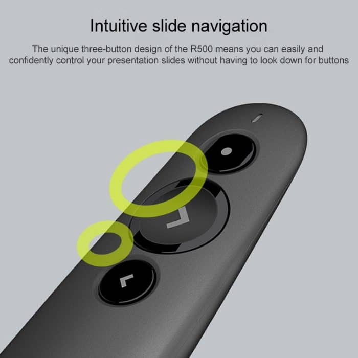 Logitech R500 2.4GHz USB Wireless Moderator PPT Fernbedienung Flip Pen – Bild 5
