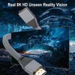 HDMI 8K 60Hz männlich zu weiblicher Kabelunterstützung 3D-Video, Kabellänge: 2m – Bild 5