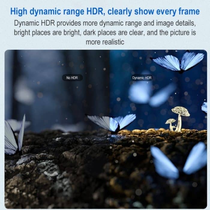 HDMI 8K 60Hz männlich zu weiblicher Kabelstütze 3D-Video, Kabellänge: 3m – Bild 4