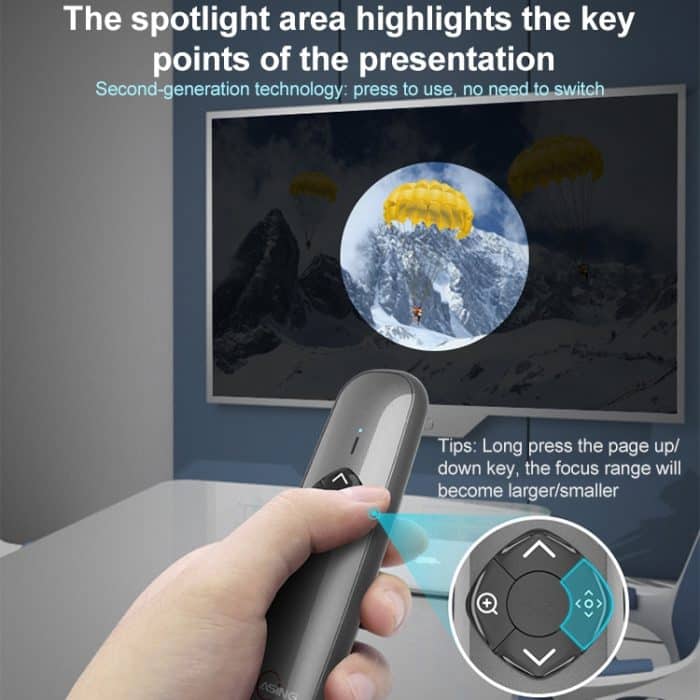 A8 A8 32GB rotgrüner Laser-PPT-Seitenblatt-Wendestift Wireless-Moderator – Bild 3