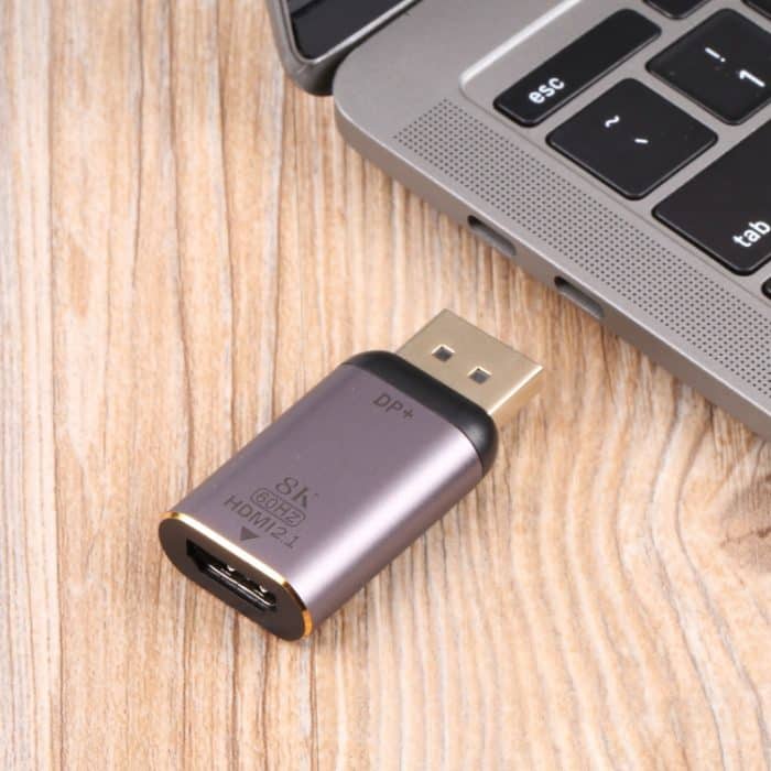 8k 60Hz HDMI 2.1 weibliche an dp-männliche Adapter – Bild 5