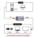 4K 60Hz HDMI-Buchse, um den Port-männlichen Adapter anzuzeigen – Bild 5