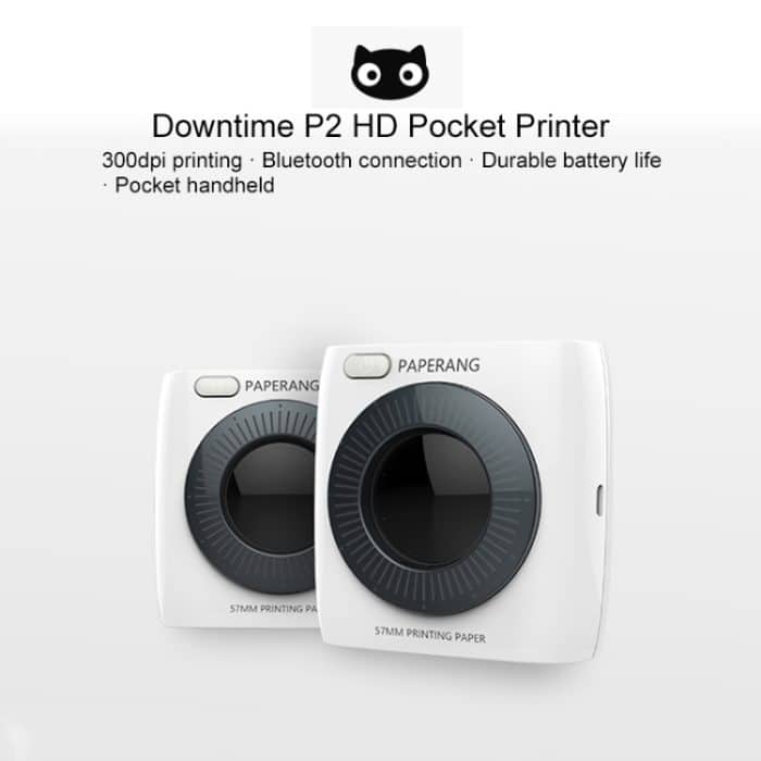 PAPERANG P2 Tragbarer Bluetooth-Drucker Thermofoto-Telefon Drahtloser Verbindungsdrucker – Bild 3