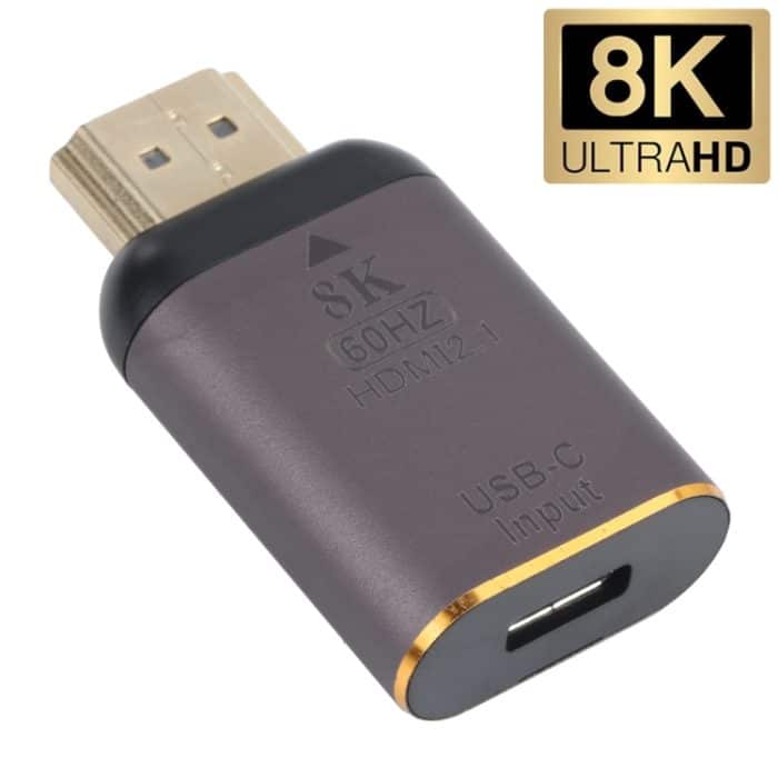 8k 60Hz USB-C / Typ-C-Buchse an HDMI-Steckeradapter – Bild 1
