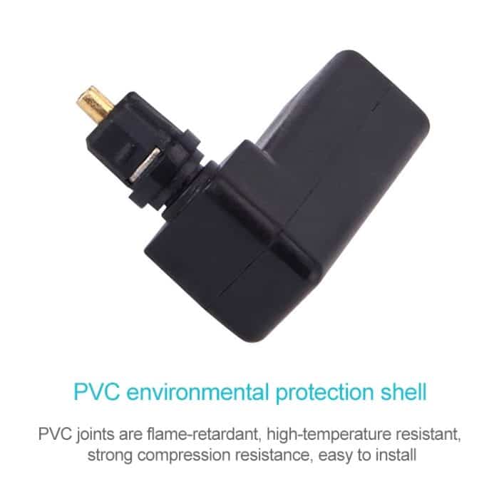 EMK 360 Grad männlich zu weiblich Conversion Leiter Optical Fiber Adapter Audio-Adapter – Bild 4