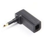 EMK 90 Grad männlich zu weiblich Conversion Leiter Optical Fiber Adapter Audio-Adapter