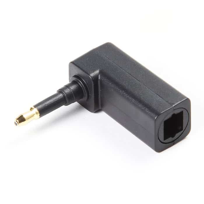 EMK 90 Grad männlich zu weiblich Conversion Leiter Optical Fiber Adapter Audio-Adapter – Bild 1