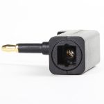 EMK 90 Grad männlich zu weiblich Conversion Leiter Optical Fiber Adapter Audio-Adapter – Bild 2