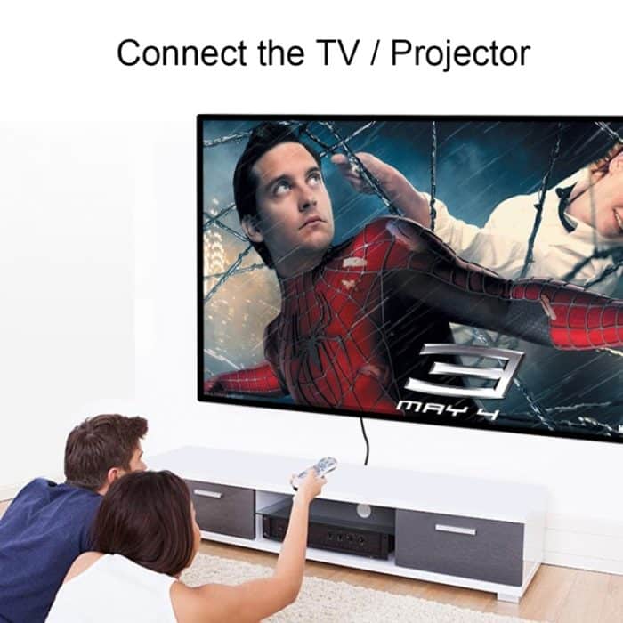 60 cm 4K x 2K HDMI 2.0-Version Hochgeschwindigkeits-HDMI-Stecker mit 270 Grad rechtwinkligem bis 270 Grad rechtwinkligem HDMI-Stecker mit Ethernet (schwarz) – Bild 8