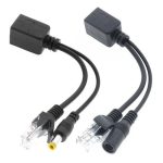 2-in-1-RJ45-POE-Injektor- und Splitterkabel-Set mit 2,1 x 5,5 mm DC-Buchse und -Stecker, 2.1x 5.5mm Female – Bild 6