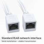 2-in-1-RJ45-POE-Injektor- und Splitterkabel-Set mit 2,1 x 5,5 mm DC-Buchse und -Stecker, 2.1x 5.5mm Female – Bild 3