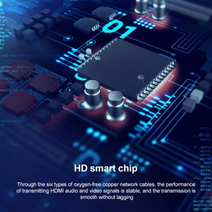 BOWU BW-HE60U 60 m HDMI-zu-RJ45-Netzwerk-Extender – Bild 6