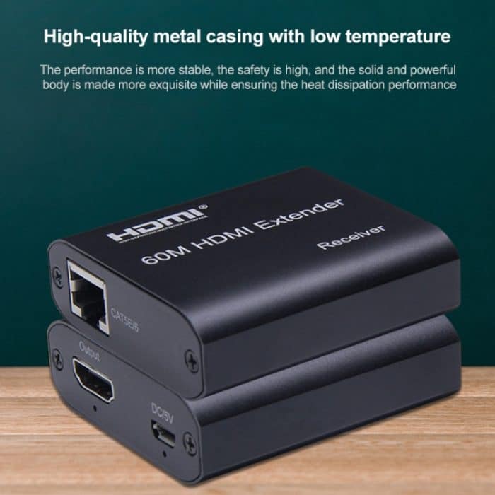 BOWU BW-HE60U 60 m HDMI-zu-RJ45-Netzwerk-Extender – Bild 7