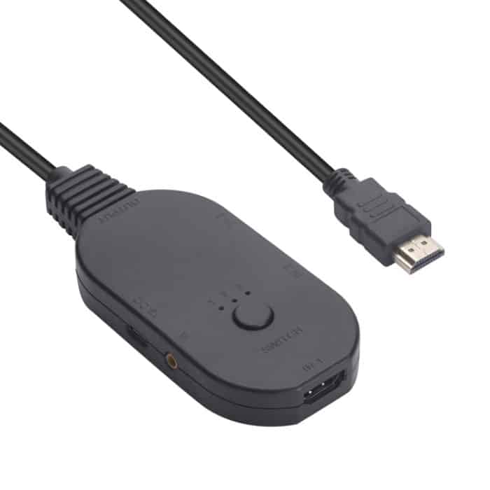 OZQ2-3 4K HDMI 2.0 3 In 1 Out Video Switcher – Bild 2