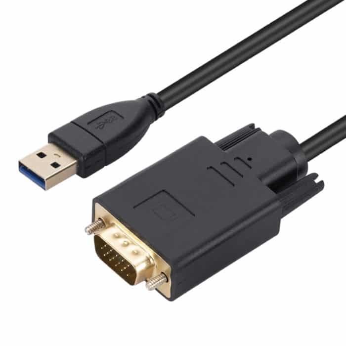 1,8 m langes USB3.0-zu-VGA-Konverter-Verlängerungskabel – Bild 1