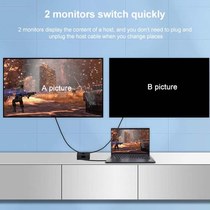 ST0003 Bidirektionaler 2-in-1-8K-HDMI-Umschalter mit Videokonverter – Bild 6