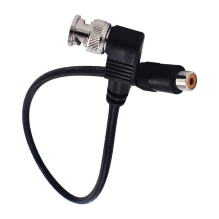 BNC-Stecker auf RCA-Buchse Verbindungskabel Kupfer HD-Video-Koaxialkabel Überwachungskabel, Länge: 0,35 m – Bild 2