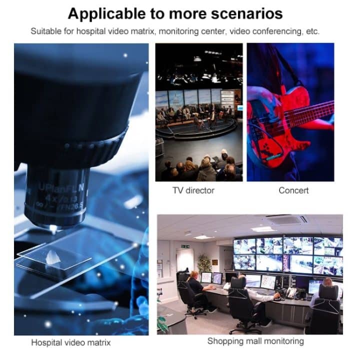 BNC-Stecker auf RCA-Buchse Verbindungskabel Kupfer HD-Video-Koaxialkabel Überwachungskabel, Länge: 0,35 m – Bild 4