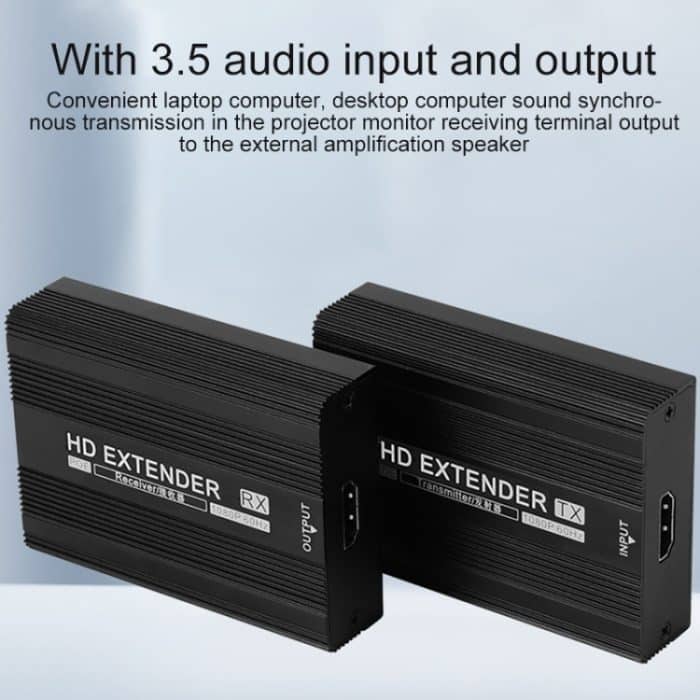 Measy ET1820 HDMI Extender Sender- und Empfängerkonverter, POE-Einzelstromversorgung, Übertragungsentfernung: 200 m, ET1820 – Bild 6