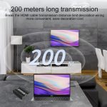 Measy ET1820 HDMI Extender Sender- und Empfängerkonverter, POE-Einzelstromversorgung, Übertragungsentfernung: 200 m, ET1820 – Bild 7