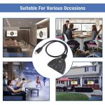 3 x 1 4K 30 Hz HDMI-Umschalter mit Pigtail-HDMI-Kabel, unterstützt externe Stromversorgung – Bild 7