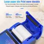 POS-6000 58 mm PDA Handheld 5,5 Zoll Barcode zweidimensionaler Code Android 4G Smart Scan Code Registrierkasse Thermodruckmaschine, 1 GB + 8 GB – Bild 11