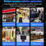 POS-6000 58 mm PDA Handheld 5,5 Zoll Barcode zweidimensionaler Code Android 4G Smart Scan Code Registrierkasse Thermodruckmaschine, 1 GB + 8 GB – Bild 12