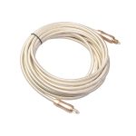 QHG02 SPDIF 5 m OD6,0 mm Toslink FIBER Digitales optisches Audiokabel von Stecker zu Stecker – Bild 2