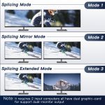 KC-KVM202AS 4K 60 Hz USB3.0 HDMI Dual Display KVM-Umschalter unterstützt EDID Analog Lock Screen – Bild 5