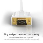 TC026 1,8m 1080P USB-C / Typ-C-Stecker an VGA-Stecker-Adapterkabel – Bild 3
