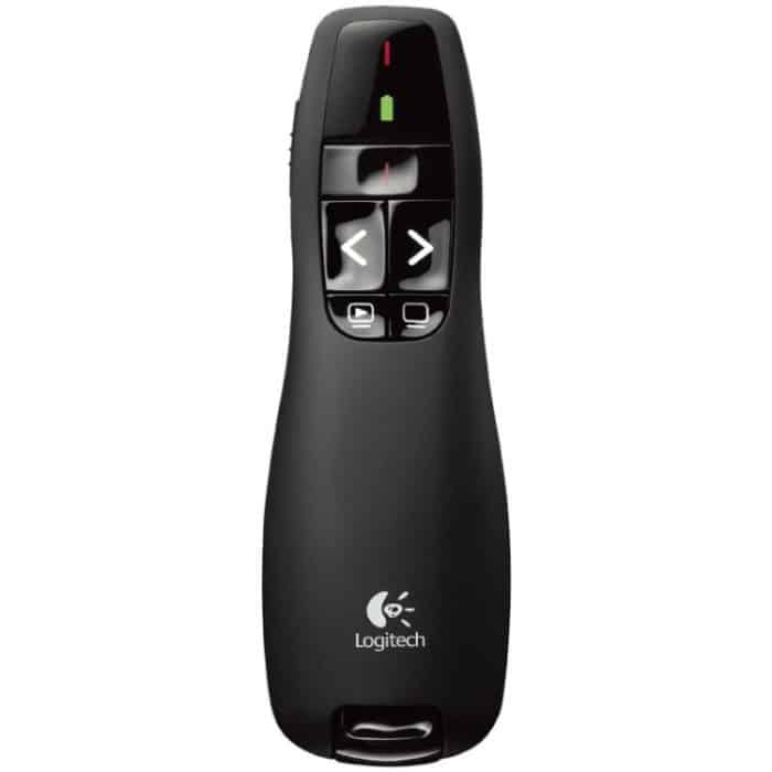 Logitech R400 2.4GHz Wireless Presenter PPT Fernbedienungsstift – Bild 1