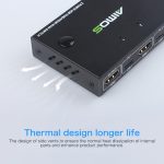 AIMOS AM-KVM201CC 2 Anschlüsse USB HUB HDMI KVM-Switch ohne Verlängerungskabel – Bild 5