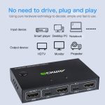 AIMOS AM-KVM201CC 2 Anschlüsse USB HUB HDMI KVM-Switch ohne Verlängerungskabel – Bild 6