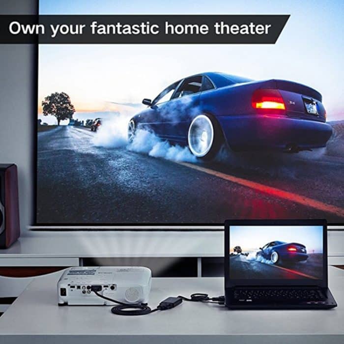 UGREEN MM119 1080P Full-HD-VGA-zu-DVI-Adapterkabel (24 + 1) für Computer, PC, Laptop, HDTV, Projektor, DVD-Grafikkarte und weitere VGA / DVI-fähige Geräte, Kabellänge: 50 cm – Bild 8